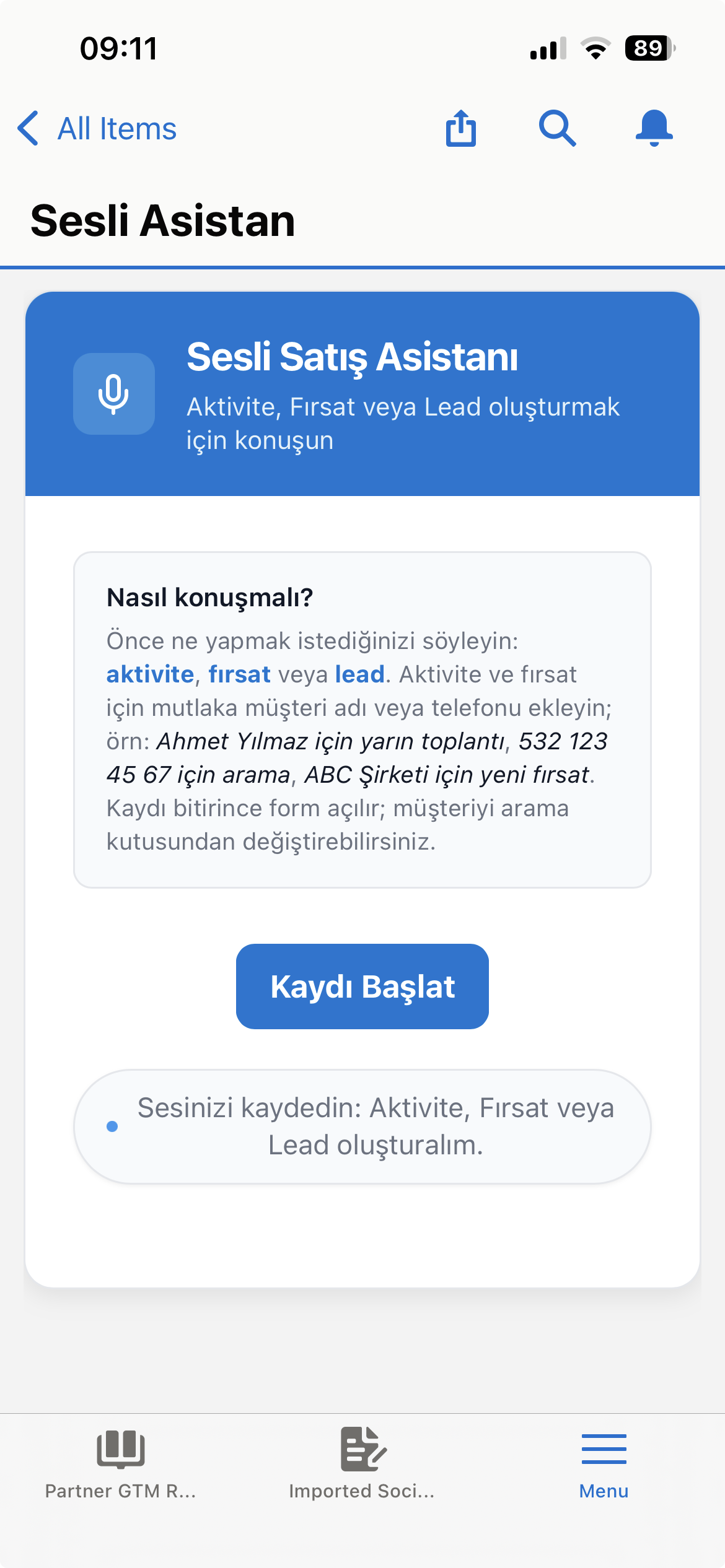 W-Voice Agent Uygulaması
